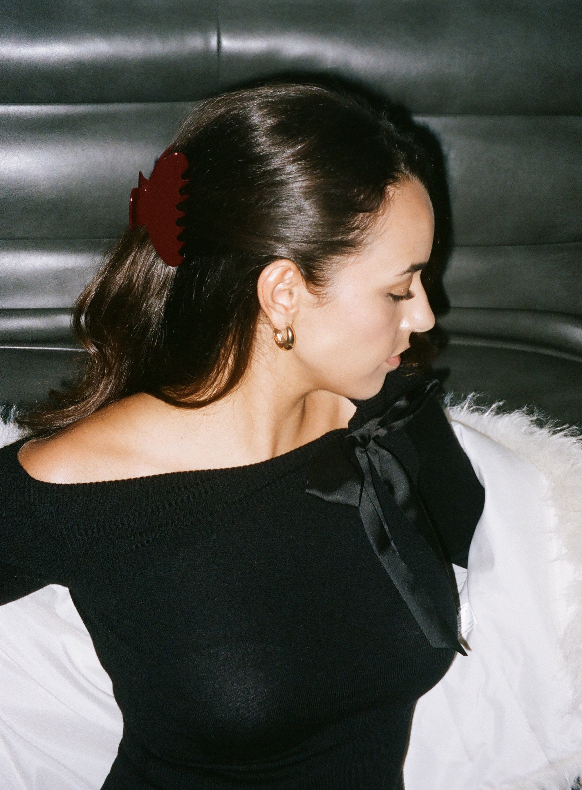 BFF Hair Clip - Bordeaux