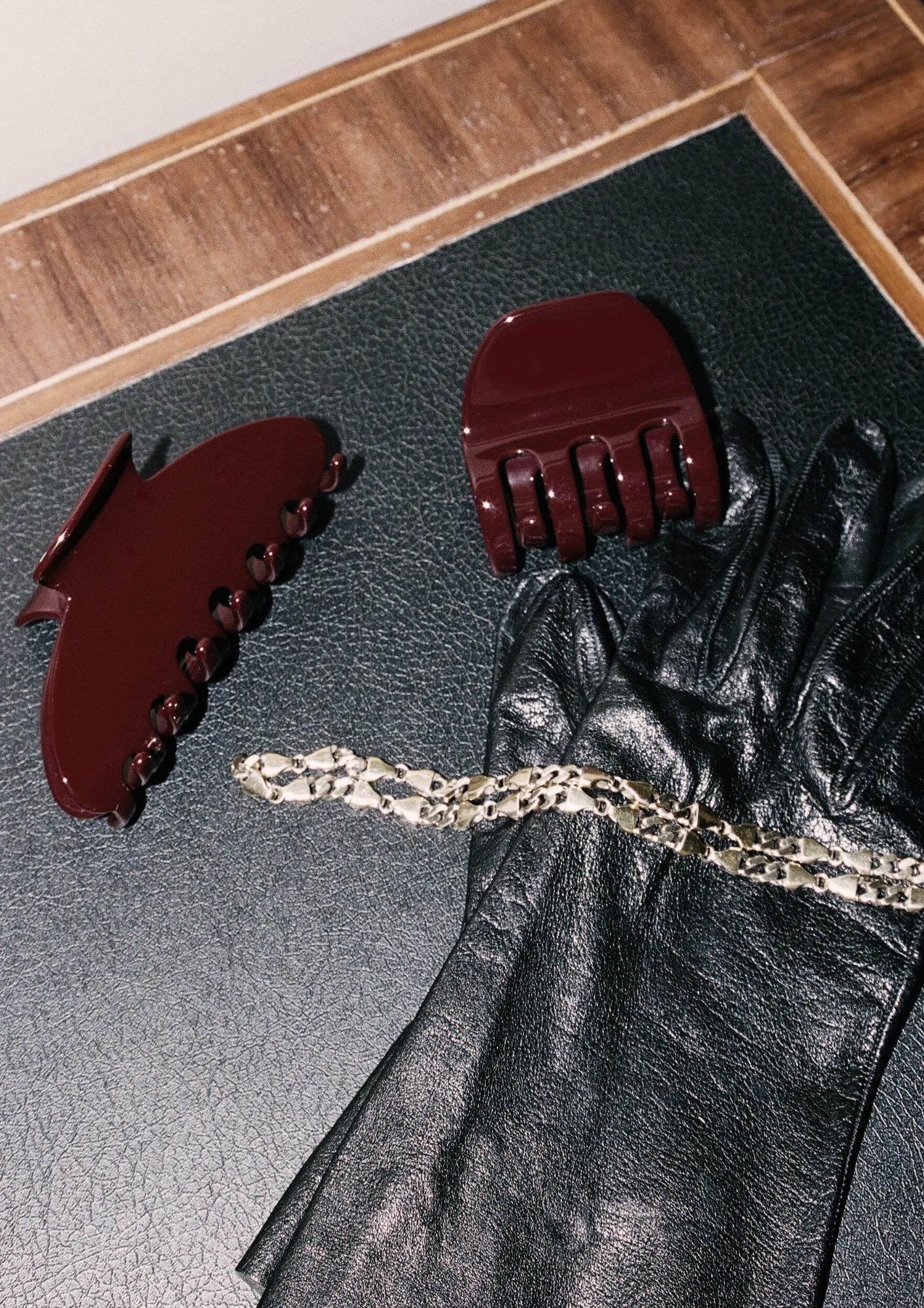 Pince à cheveux Nova - Bordeaux