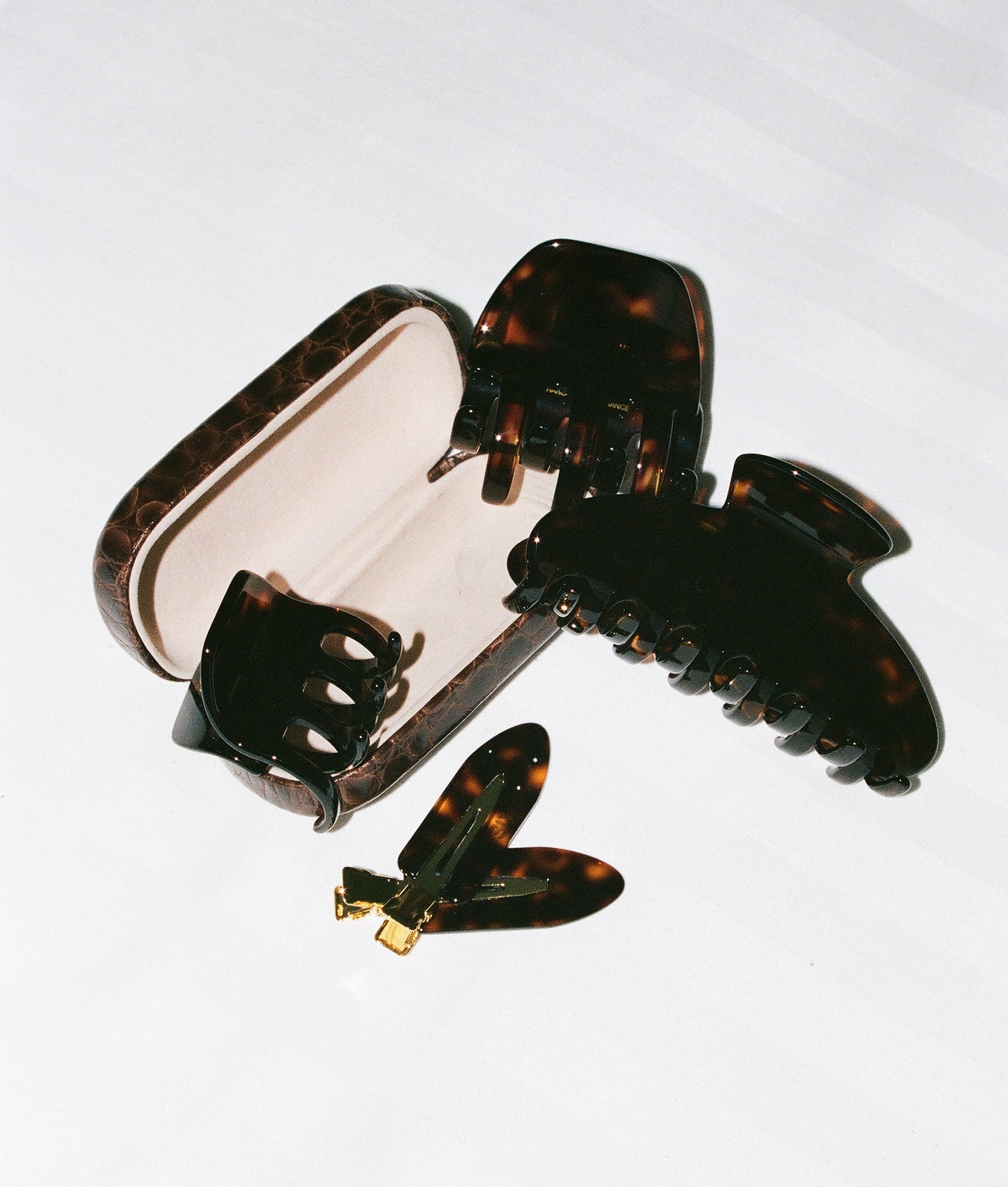 Barrettes Make-up - Écaille