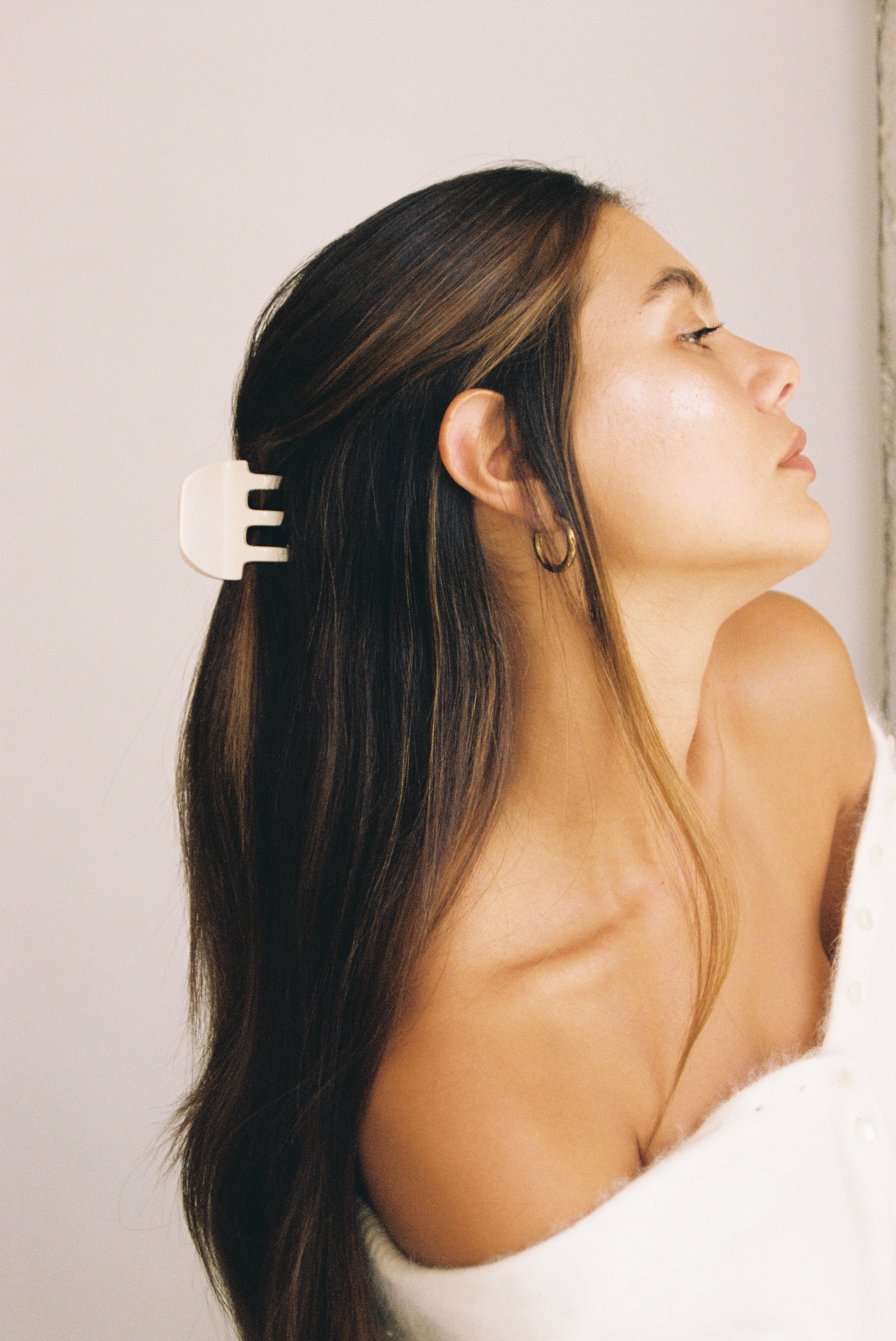 Nova hair claw - Cream