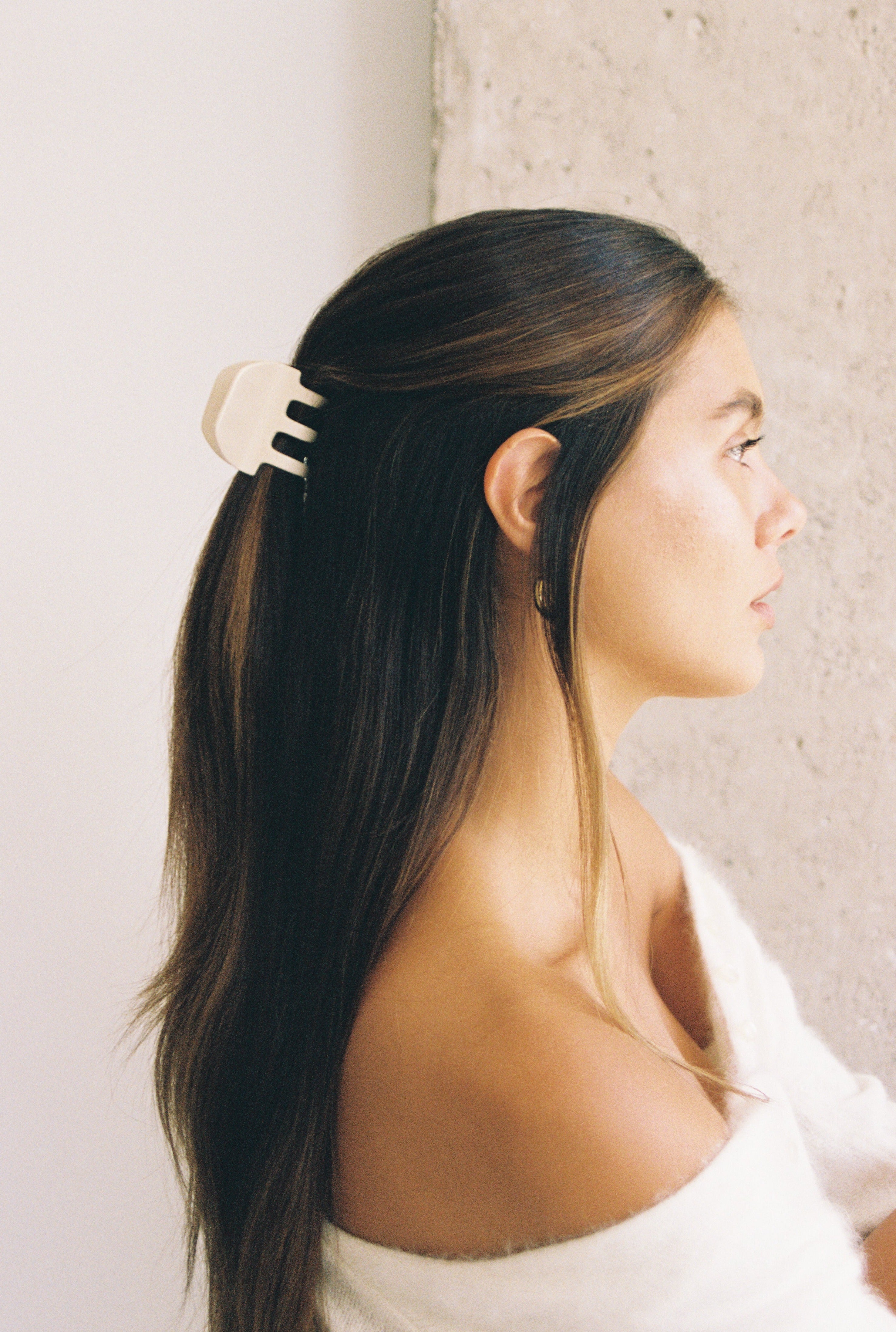 Pince à cheveux Nova - Crème