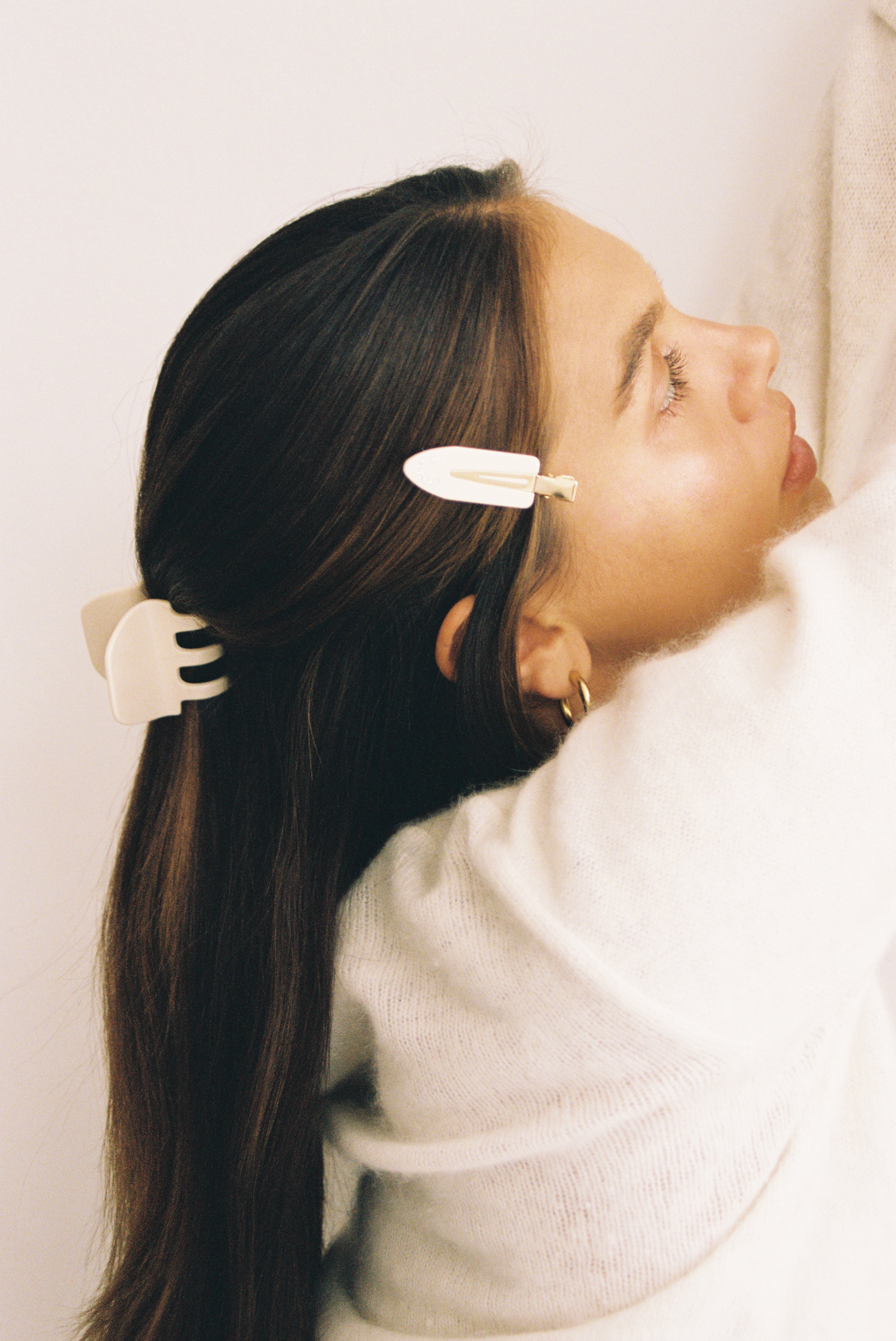 Nova hair claw - Cream