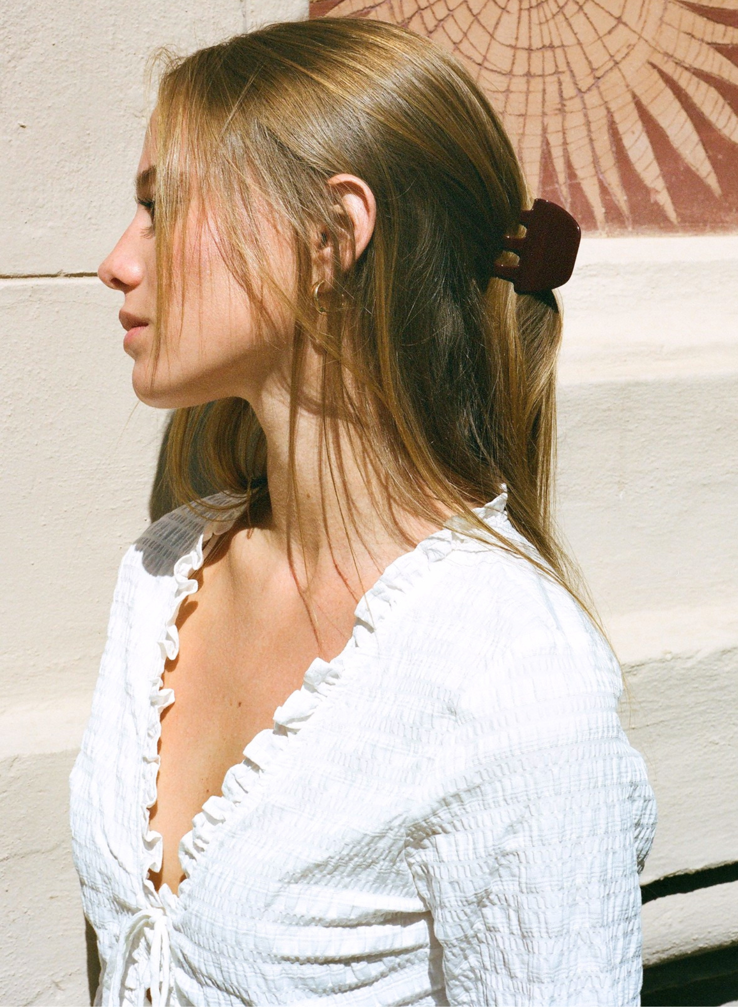 Pince à cheveux Nova - Bordeaux